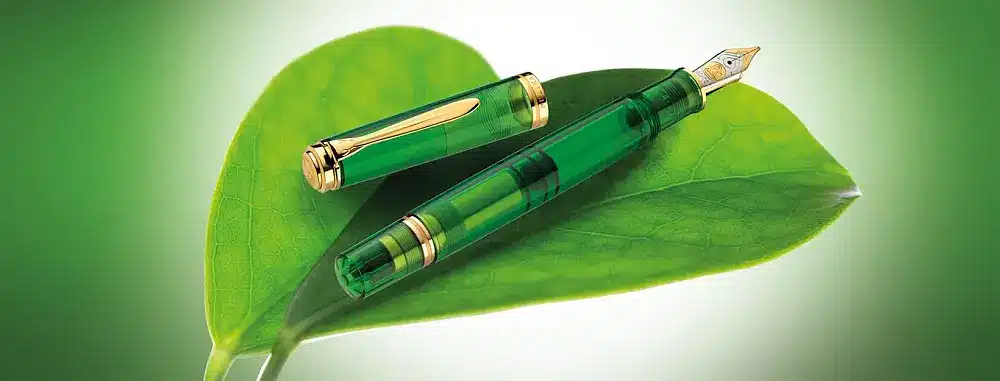 Pelikan penna stilografica M800 SE Green Demonstrator - All Pens